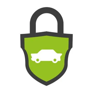 Shield with safe secure padlock vector illustration Stock Illustration