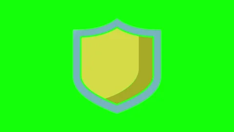 Shield, security animated icon. Video stock 322214587