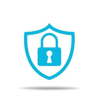 Shield security icon. Stock Illustration