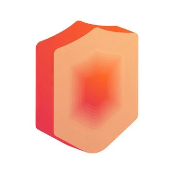 Shield security icon, Protection, Successfully tested, Isolated Stock Illustration