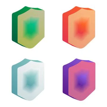 Shield security icon, Protection, Successfully tested, Isolated Stock Illustration