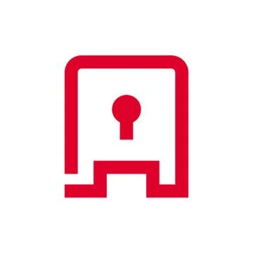 Shield security with lock symbol. Protection, safety, password security vecto Stock Illustration