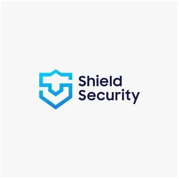 Shield security logo design inspirations Stock Illustration