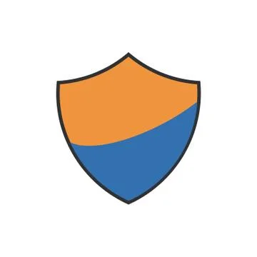 Shield Security Logo Design. Vector Illustrator Eps.10 Stock Illustration