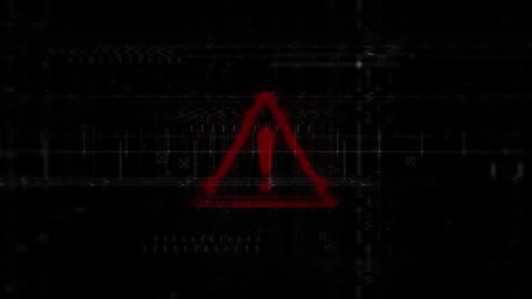 SHIELD Security Systems Logo Animation on Digital Background Stock Footage 343337424