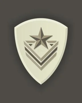 Shield Sign Vector Illustration. Symbol and Emblem of Security and Protect. L 스톡 일러스트