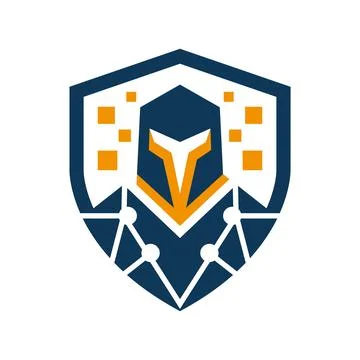 Shield Spartan Logo Design for Tactical Security Company イラスト素材
