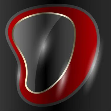 Shield surface metallic pattern art Stock Illustration