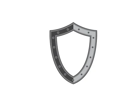 Shield symbol logo Stock Illustration