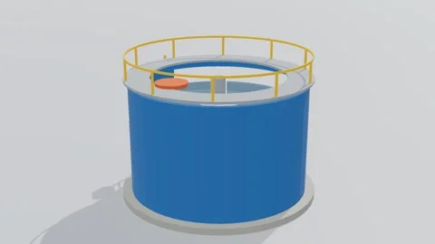 Shield tank particle detector 3d loop white background 3D animation seamless Stock Footage 341850556