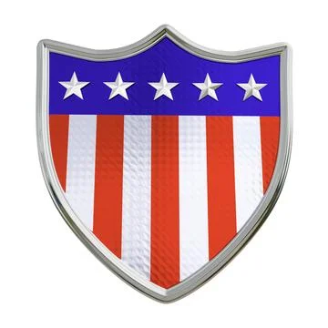 Shield USA Stock Illustration