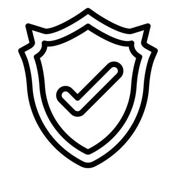 Shield Vector Icon Design Illustration Stock Illustration
