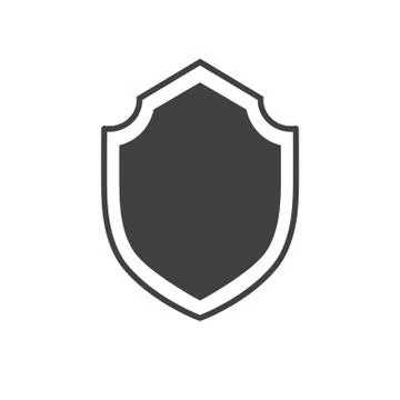 Shield Vector Icon Illustrazione stock