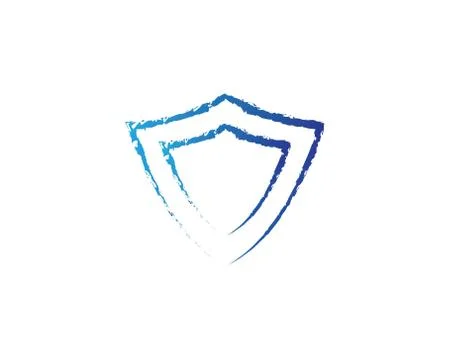 Shield vector icon illustration design Illustrazione stock
