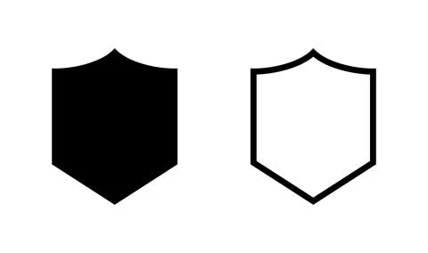 Shield vector icon. Protection icon vector. Security vector icon 스톡 일러스트