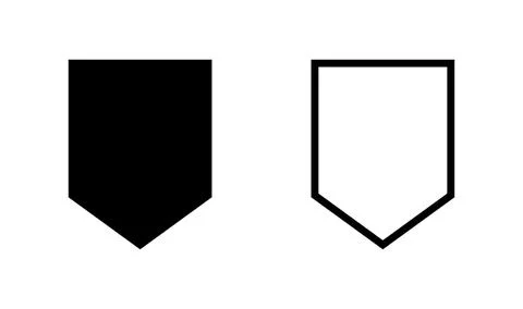 Shield vector icon. Protection icon vector. Security vector icon Ilustração Stock