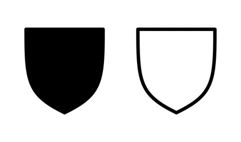 Shield vector icon. Protection icon vector. Security vector icon Illustration