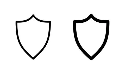Shield vector icon. Protection icon vector. Security vector icon Stock Illustration
