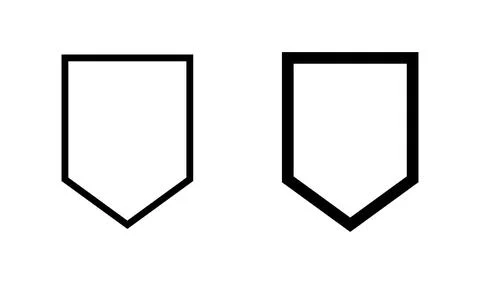 Shield vector icon. Protection icon vector. Security vector icon Illustrazione stock