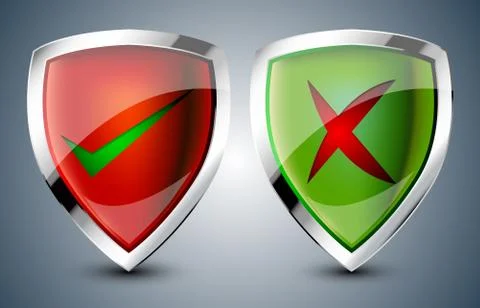 Shield vector Stock Illustration