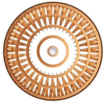 A shield wheel Stockillustratie