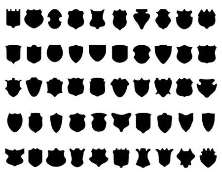 Shields Stock Illustration