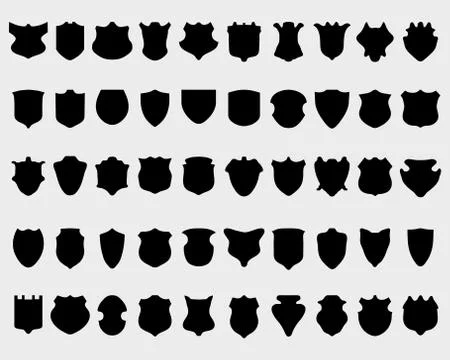 Shields Stock Illustration