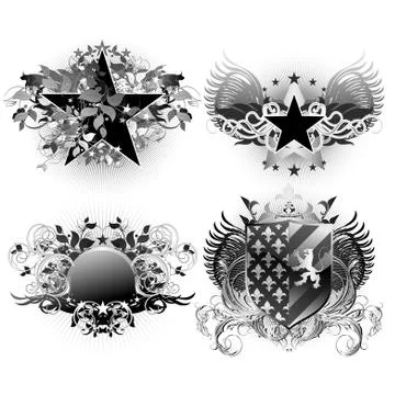 Shields Stock Illustration