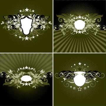 Shields Stock Illustration