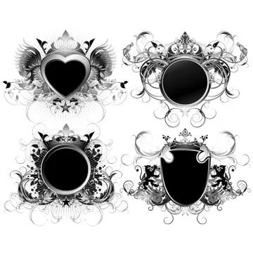 Shields Stock Illustration