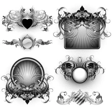 Shields Stock Illustration