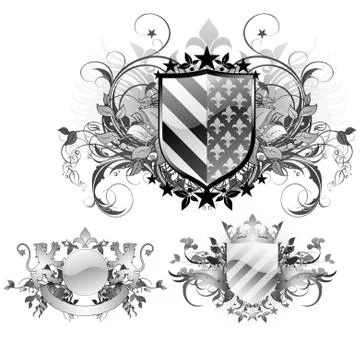 Shields Stock Illustration