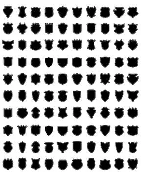 Shields Stock Illustration