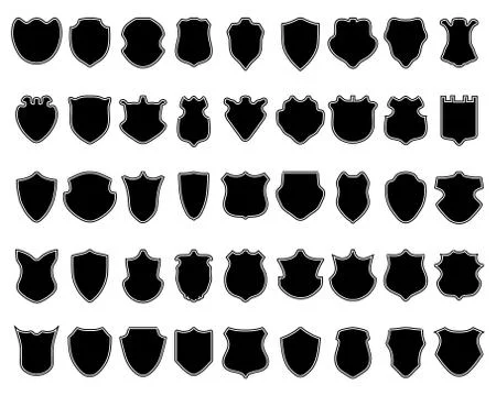 Shields Stock Illustration