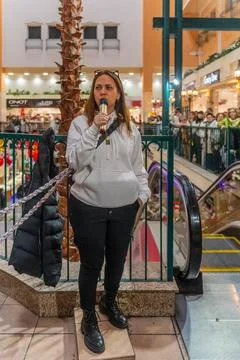 Shift 101 protest in Haifa Stock Photos