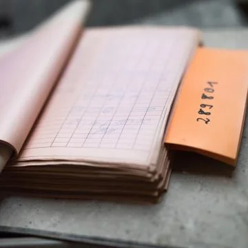 The shift book of blur Foto stock