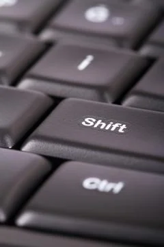 Shift button Stock Photos