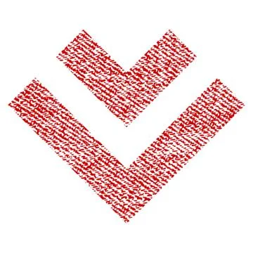 Shift Down Fabric Textured Icon Stock-Illustration