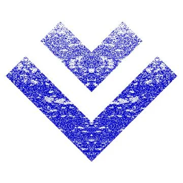 Shift Down Grunge Textured Icon Stock Illustration