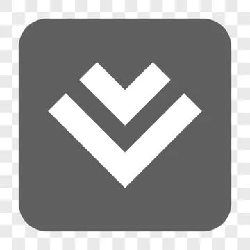 Shift Down Rounded Square Button Stock Illustration