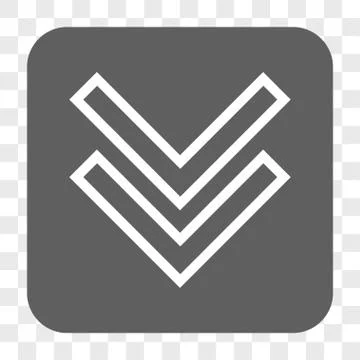 Shift Down Rounded Square Button Stock Illustration