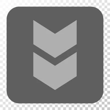 Shift Down Rounded Square Button Stock Illustration