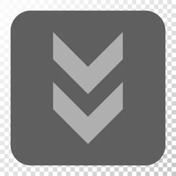 Shift Down Rounded Square Button Stock Illustration