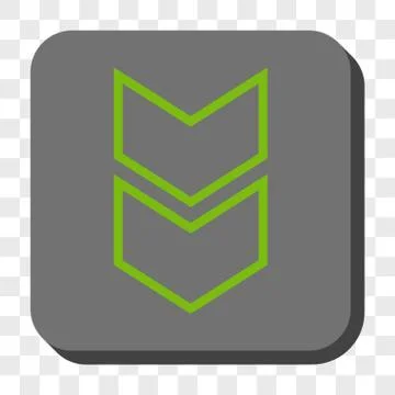 Shift Down Rounded Square Button Stock Illustration