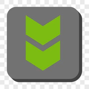 Shift Down Rounded Square Button Stock Illustration