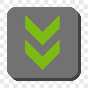 Shift Down Rounded Square Button Stock Illustration