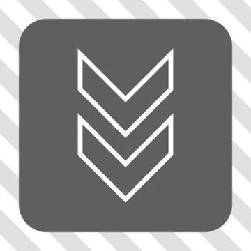 Shift Down Rounded Square Button Stock Illustration