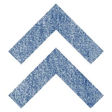 Shift Up Fabric Textured Icon Illustrazione stock