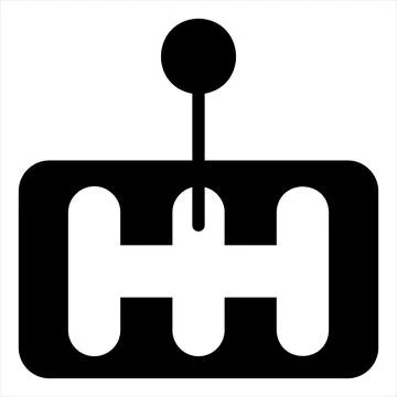 Shift glyph icon vector illustration isolated on white background Stock Illustration
