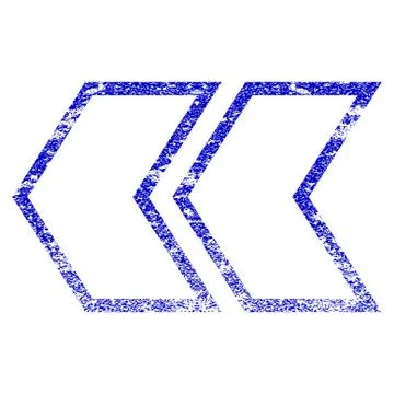 Shift Left Grunge Textured Icon イラスト素材